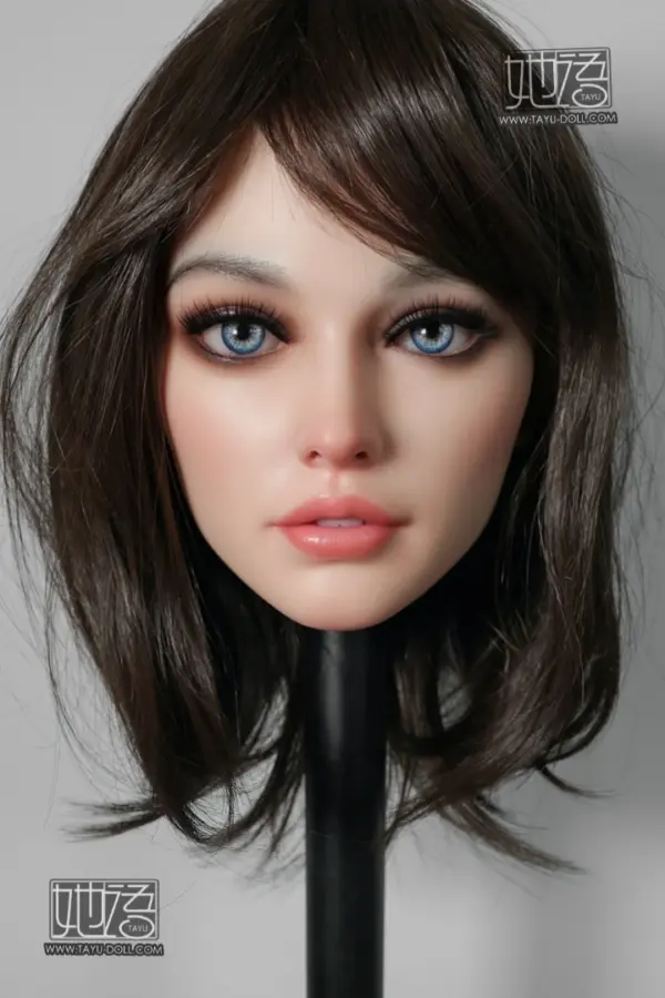 Lifelike Sex Doll Head Riley Natural TAYU NOVA Attachment
